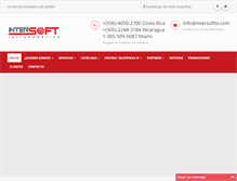 Tablet Screenshot of intersoftla.com